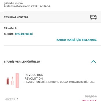 Watsons Siparişim Mağazaya Teslim Edilmedi