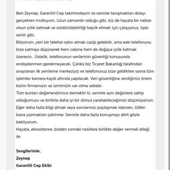 Garantili Teknoloji İletişim Hizmetleri Garantili Cep Geri Dönüş Bile Yapmıyor