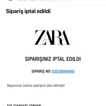 Zara Paramı Geri Ödemiyor
