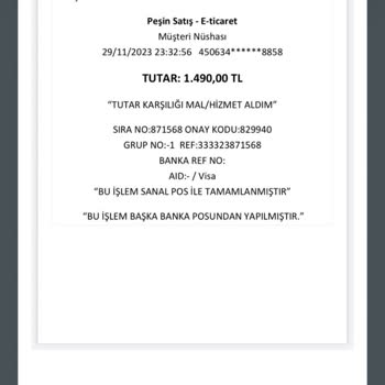 Zara Paramı Geri Ödemiyor