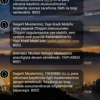 Yapı Kredi ATM Para Sıkışması