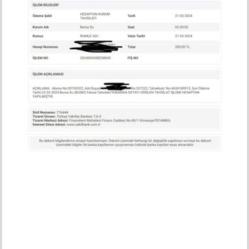 BUSKİ Su Faturası Yanlışlığı Ve Çözülmemesi