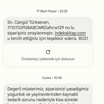 İndeks Kitap Evinin Sipariş Toplayıp Kargoya Vermemesi Ayıbı