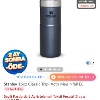 Stanley Termos Dış Yüzey Kaplama Soyulması