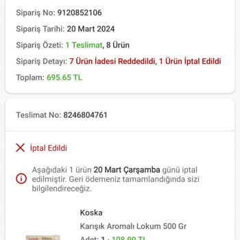 Trendyol Hızlı Market Trendyol Ve Market Koordinasyon Hatası: Teslimat Ve İade Sorunu