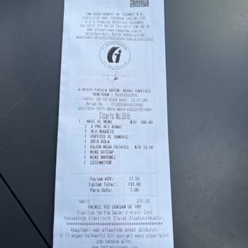 20 Dakika Bekleten Popeyes Hizmeti