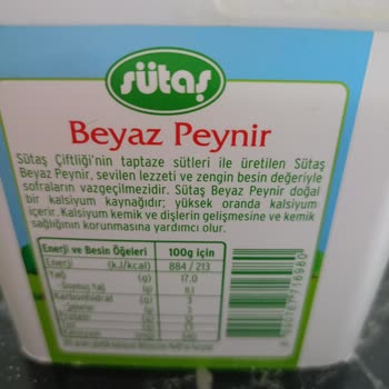 Sütaş Beyaz Peynir Tat Bozukluğu Ve Ürün Bozukluğu