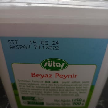 Sütaş Beyaz Peynir Tat Bozukluğu Ve Ürün Bozukluğu