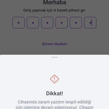 Hadi - TOM Bank Hadi Uygulaması Giriş Hatası