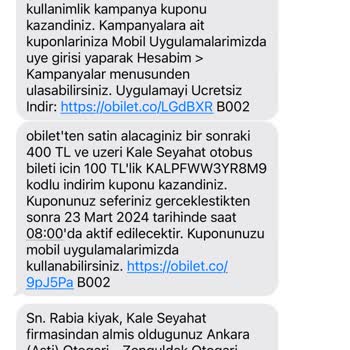 Yapı Kredi Bankası Obilet İptal İşlemi Sonrası İade Bekleyişi