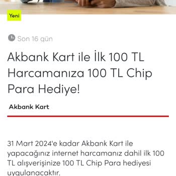 Akbank Kampanya Katılım Chip Para Vermiyor Harcamalar Boşunadır.