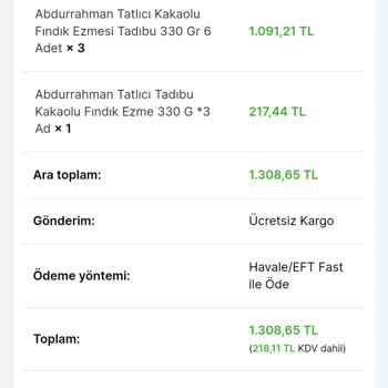 Yeşil Gross Ürün Yok Gelmedi