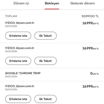 Dyson Fazla Çekim Hatası