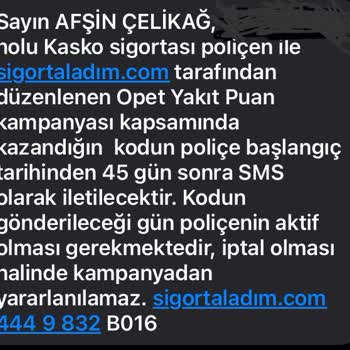 Sigortaladım.com Opet ParaPuan Vaadi Fos Mu Çıktı?