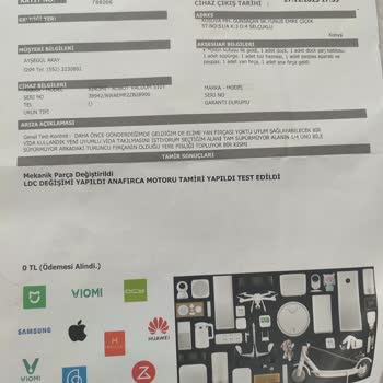 Vintek Firmasının Tamir Yasal Sürecini Aşması Ve Yardımcı Olmaması