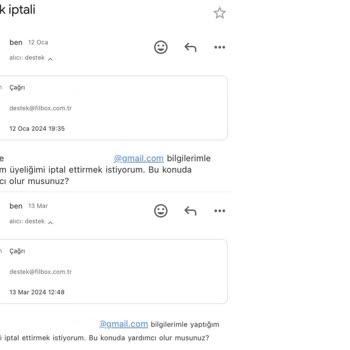 Filsat TV Yayıncılık Anonim Şirketi (Filbox) Üyelik İptali Yapmıyor.
