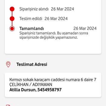 Vodafone Yanımda İzinsiz Habersiz Çekim