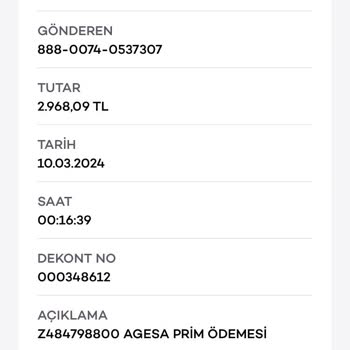 Agesa Hayat Ve Emeklilik Kredi Hayat Sigortası İptali