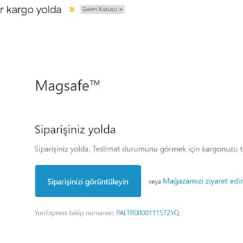 Magsafe-tr.com Sitesi Ürünümü Göndermiyor