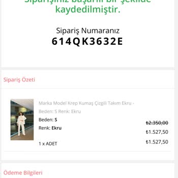 By Zehra Türk Siparişim Gönderilmedi Ve İade Edilmiyor!