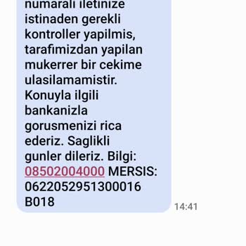 MoneyPay Para İadesi, Çift Çekilen Tutar