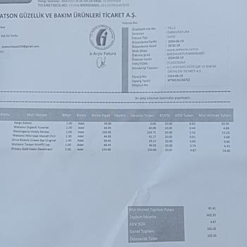 Watsons Eksik Ürün Geldi