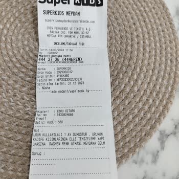 SuperKids Kadife Ayakkabıda Solma Sorunu Ve Mağduriyet