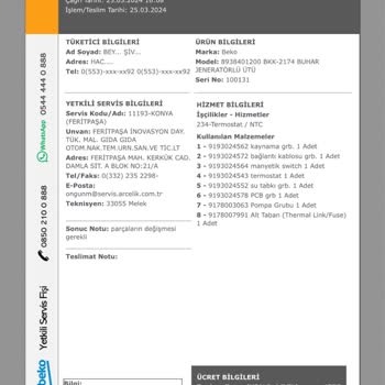 Beko Servisinde Fiyat Skandalı: Tamir Ücretleri Tavan Yaptı!