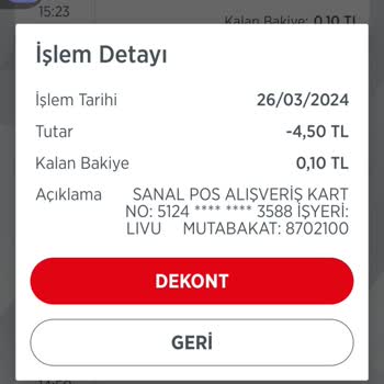 LivU Altın Satın Alıyorum Ve Hesabıma Yüklenmiyor