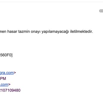 Shipentegra Sorumluluk Kabul Etmeyen Firma