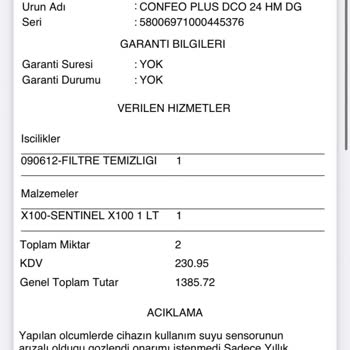 ECA Servis Fahiş Fiyat Uygulaması! Liste Fiyatının Tutmaması