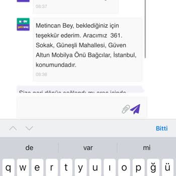 Getir Araç Moov İlgisizlik