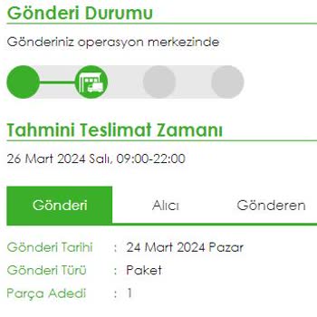 Kolay Gelsin Kargom 1 Gün Gecikti Ve Hala Dağıtıma Çıkmadı