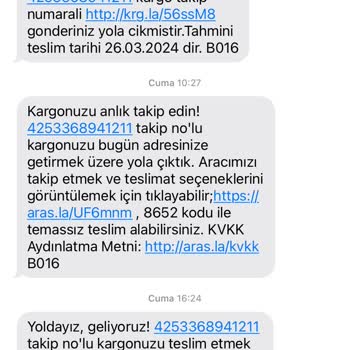 Aras Kargo Saçmalığı Bıktırdınız Artık