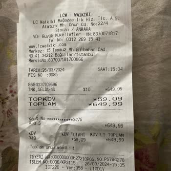 LCW Kasiyer Alarmı Unutunca Gömleğim Mahvoldu