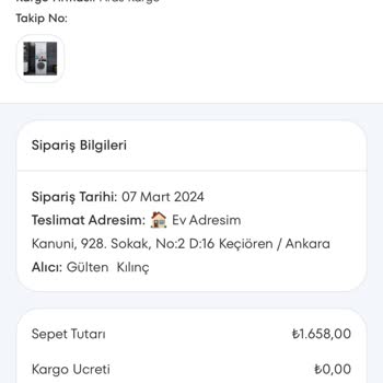Tiamob Banyo Dolabı Kargolanmıyor