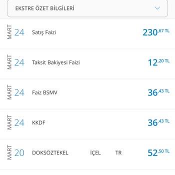 Denizbank Satış Faiz Kesintisi