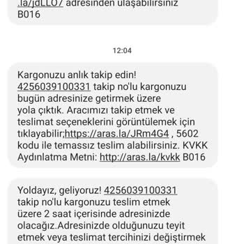 Aras Kargo Çayırova Şubesinde Yaşanan Kargo Teslimat Sorunu