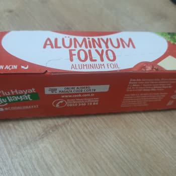 Cook Sedat Tahir Alüminyum Folyo Boş Paket