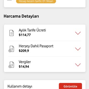 Vodafone Yurt Dışı Kullanılmadığı Halde Kullanım Yansıtılması