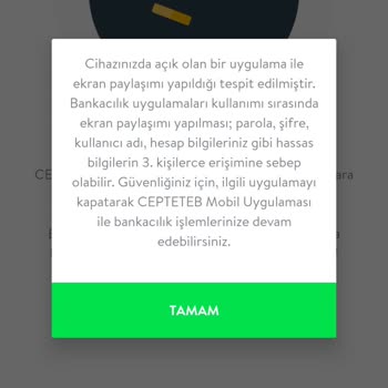 TEB Mobil Uygulamada Giriş Sorunu Ve Çözüm Talebi
