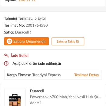 Trendyol Ve Duracell Garanti Sorunu