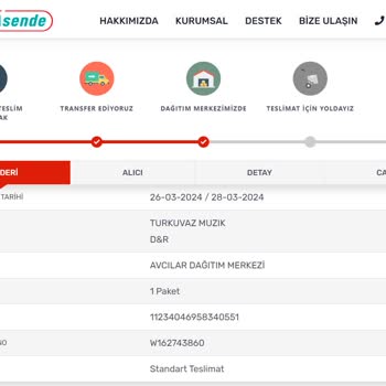 KARGOMsende 21.03ten Beri Teslimatı Yapılamayan Kargo!