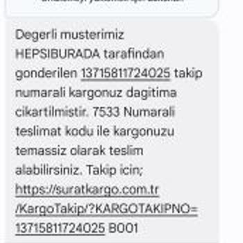 Sürat Kargo Manavgat Şelale Şubesi Kargolarımı Teslim Etmiyor