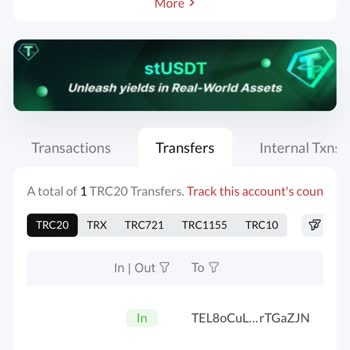 Tronscan Ağından Usdtler Gelmedi
