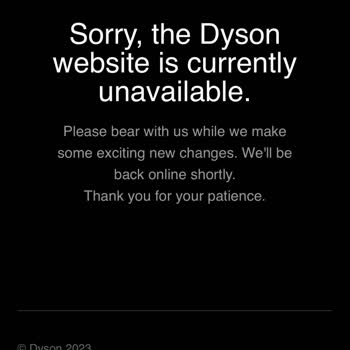 Dyson Kredi Kartından Parayı Çekiyor Ama Sayfa Hata Veriyor