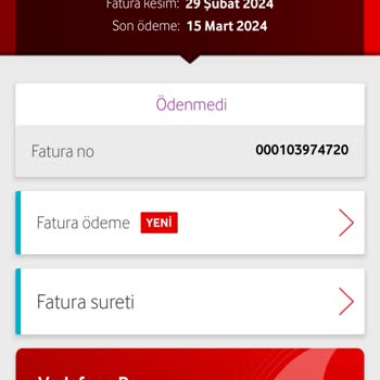 Vodafone Net Vodafone Taahhüt Süresi Bitmesine Rağmen Fatura Gelmesi