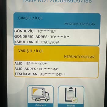 PTT Kargo Yanlış Teslimat Gönderimi