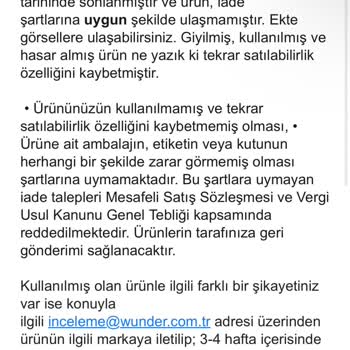 Wunder2. El Ürün Yolluyor