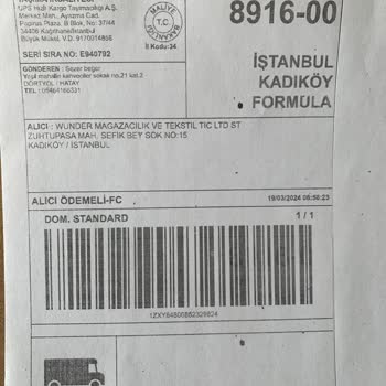 Wunder2. El Ürün Yolluyor